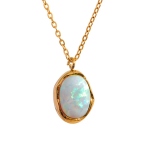 Collar con Colgante de Piedra Austriaca