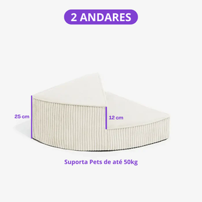 [COMPRE 1 LEVE 2] Escada Artesanal em Espiral para Pet + 2 Brindes Incríveis