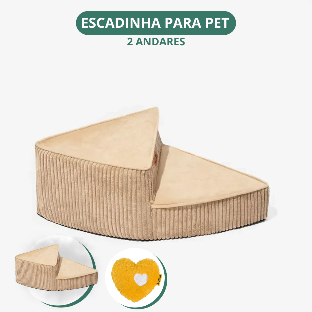 [COMPRE 1 LEVE 2] Escada Artesanal em Espiral para Pet + 2 Brindes Incríveis