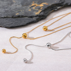 Collar Lariat Bolas Luxe