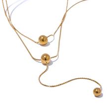 Collar Lariat Bolas Luxe