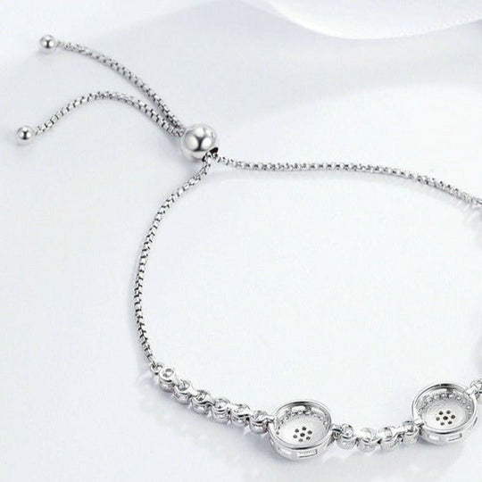 Pulsera de Ojos Turcos Azules de Cristal Circonita